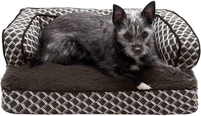 FurHaven Sofa Style Memory Foam for Dogs