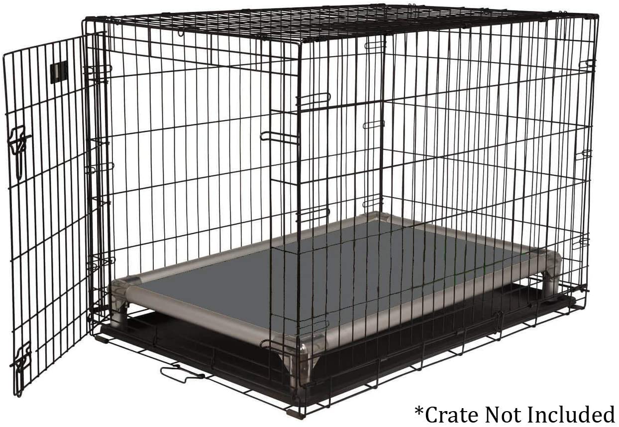 Kuranda Dog Crate Elevated Bed Silver Chewproof All Aluminum