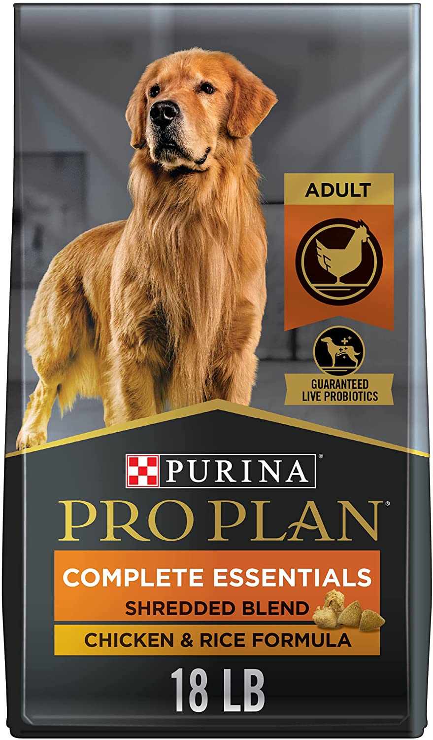 Purina Pro Plan Adult Shredded Blend Chicken Rice Formula Dry Dog Food